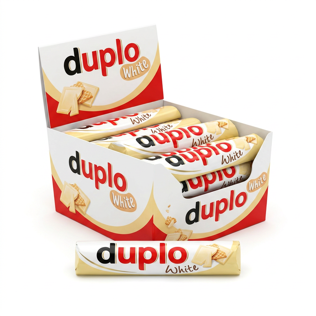 Keks, White Chocolate, Schokoriegel, Duplo, Packung