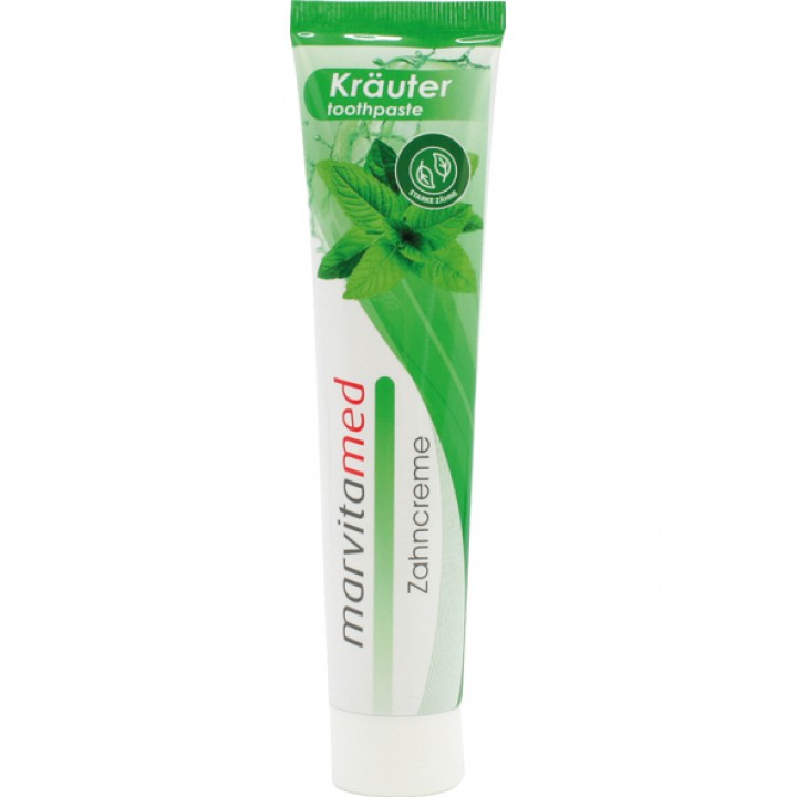 Zahncreme Marvita Kräuter 75ml ohne Fluorid MHD 26.02.25