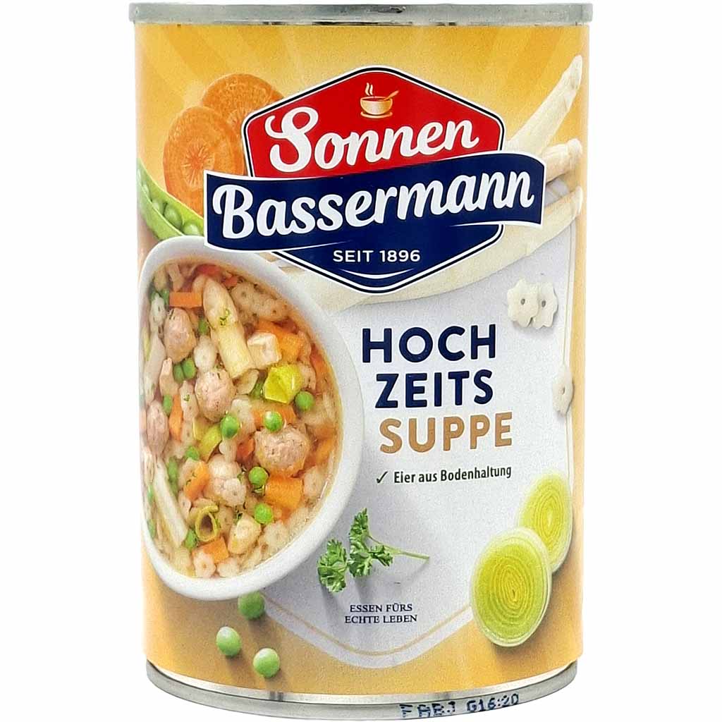 Suppe, Hochzeit, Hochzeitsuppe, Bohnensuppe, Eier aus Bodenhaltung