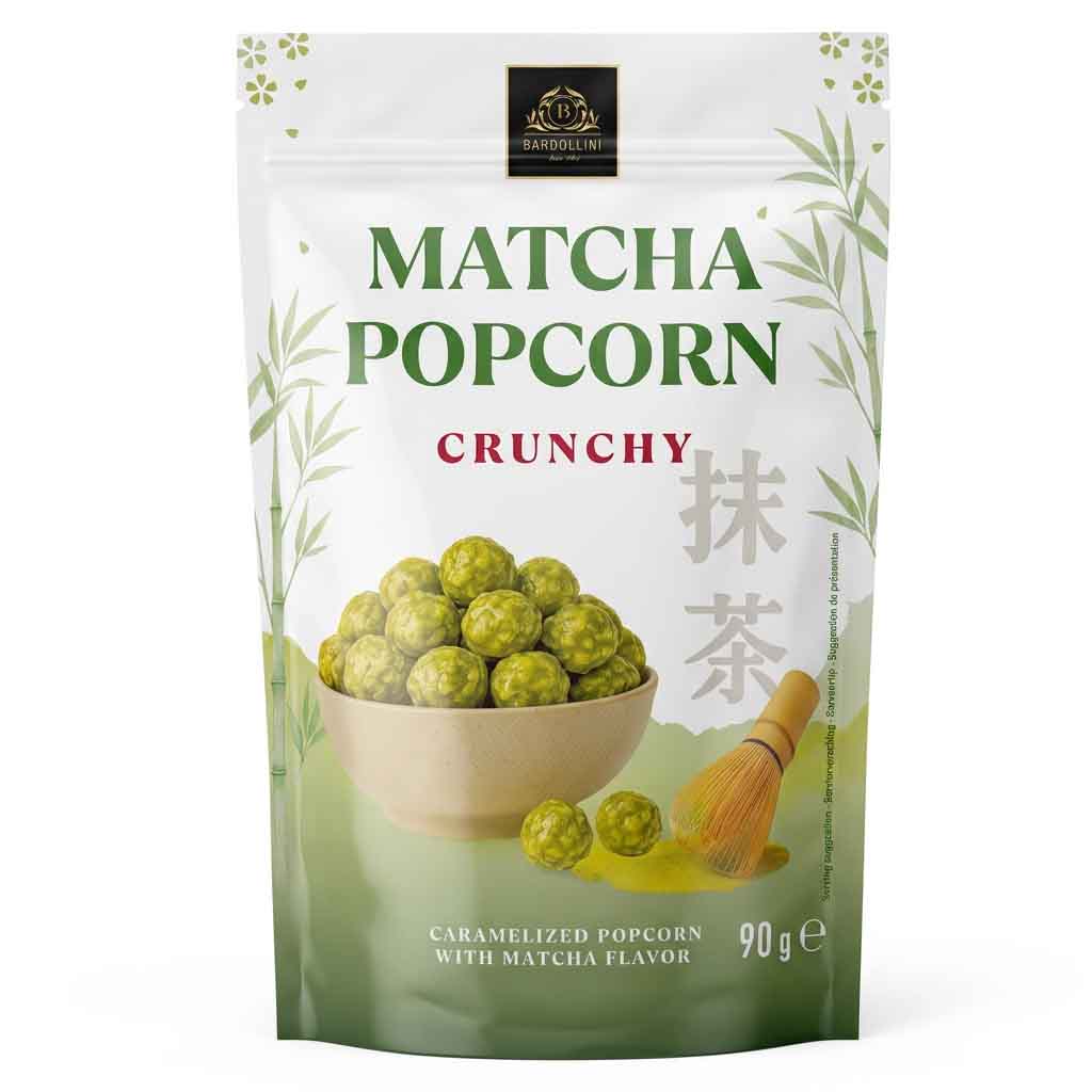 Matcha, Popcorn, Crunchy, Karamellisiert, 90g