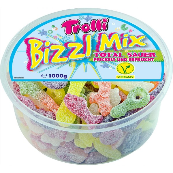 Trolli Bizzl Mix 1kg MHD:12.9.25