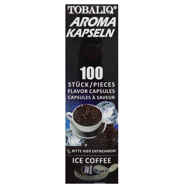 Aroma Kapseln für Ihre Zigarette 12x100 Stück= 1200 Stück Ice Coffee Geschmack