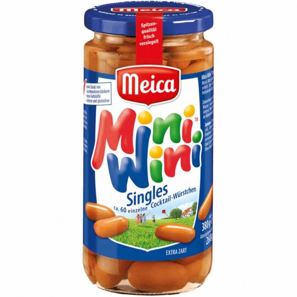 Meica Mini Wini Würstchen Singles 380g / 260g MHD:21.1.26