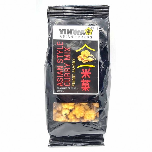 Yinwa Erdnuss Mix Asian Style Curry knusprig 100g 