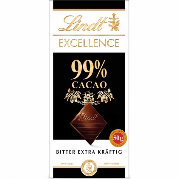 LINDT EXCELLENCE 99% Kakao 50g MHD:30.6.25