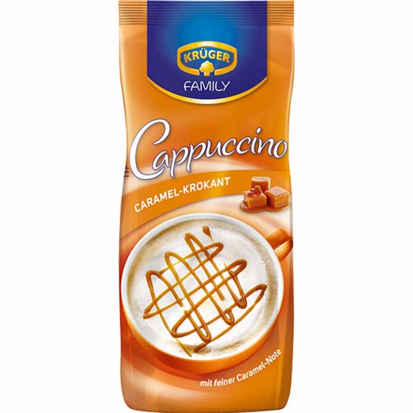 Krüger Family Cappuccino Caramel-Krokant 500g MHD:30.7.24