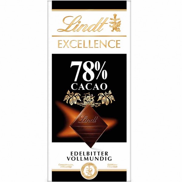 Lindt EXCELLENCE 78% Cacao 100g MHD:30.6.25