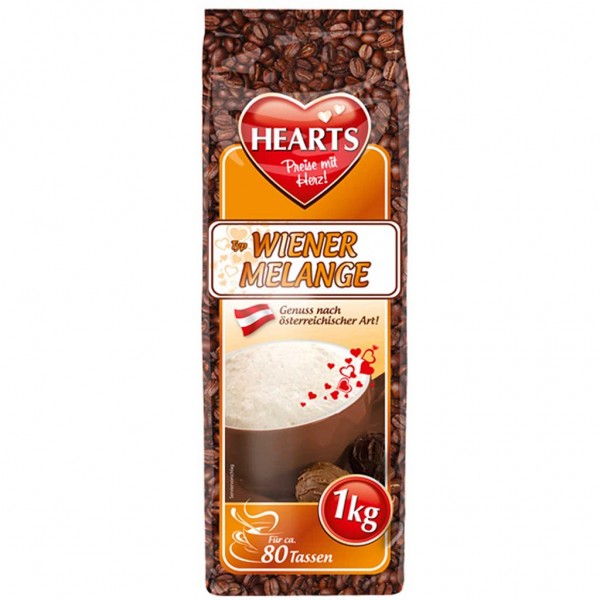 Hearts Cappuccino Typ Wiener Melange Instant 1000g