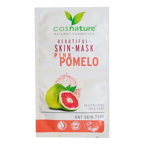 Cosnature Skin Mask Pink Pomelo 2x 8ml