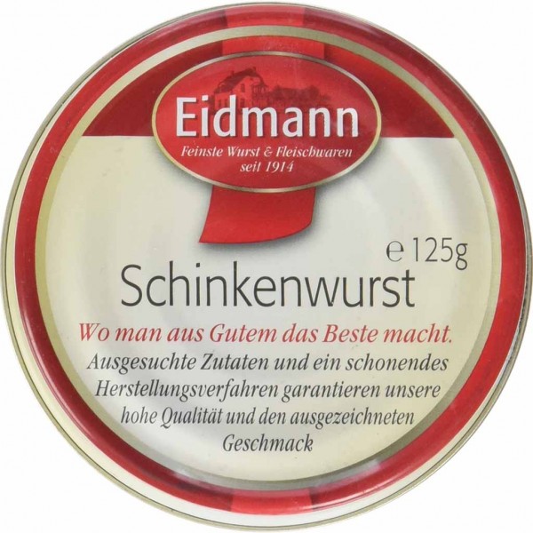 Eidmann Schinkenwurst 125g MHD:30.1.25