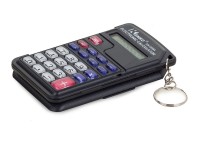 Taschenrechner mit 8-stelligem Schlüsselanhänger-Klappetui