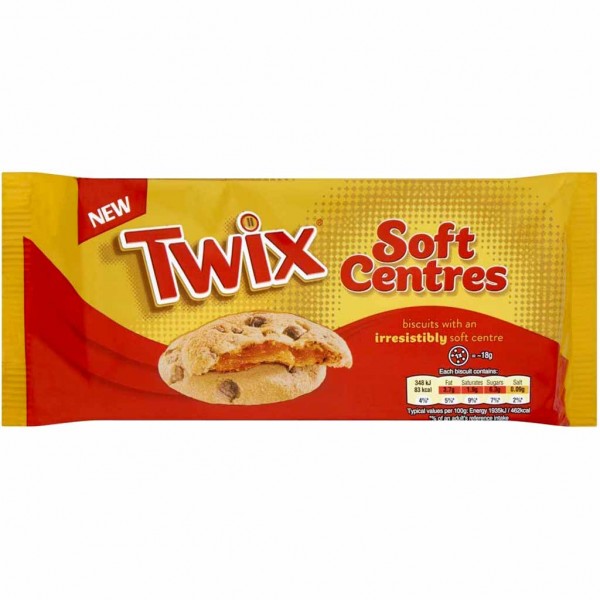 Twix Caramel Centres Biscuits 144g MHD:17.8.24