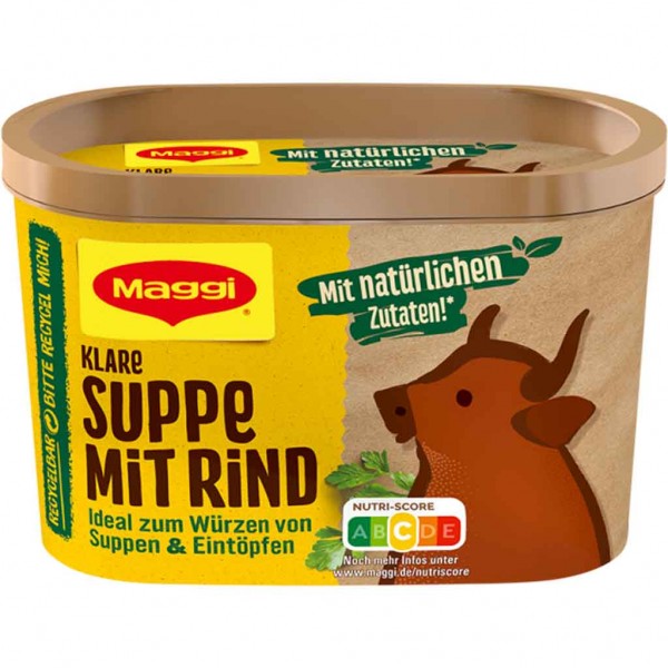 Maggi Klare Suppe mit Rind für 16L 288g MHD:30.8.24