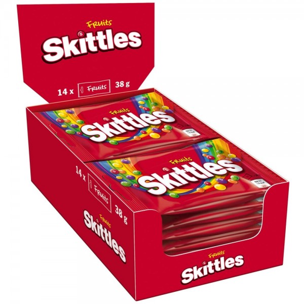 Skittles Kaudragees fruits 14x 38g=532g MHD:6.11.25