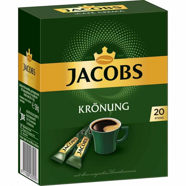 Jacobs Sticks Krönung 20er 36g MHD:28.2.26