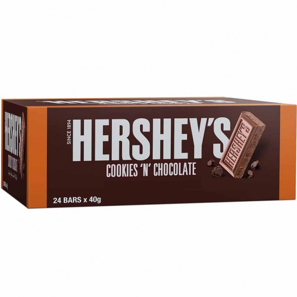 24x Hersheys Cookies N Chocolate á 40g=960g MHD:10.4.24