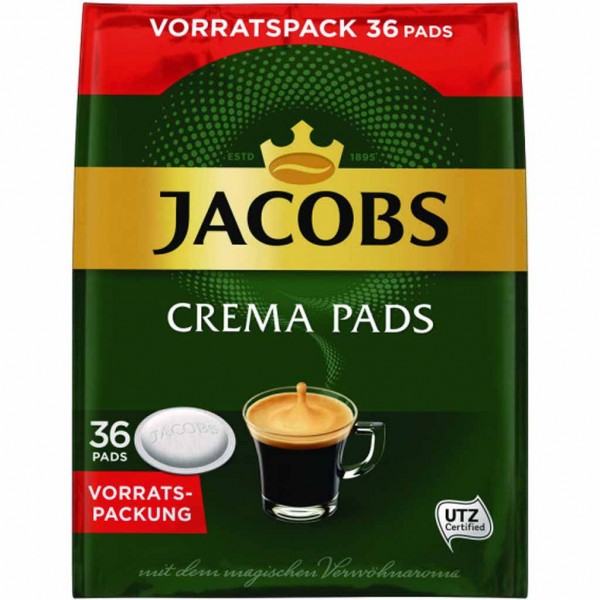 Jacobs Kaffeepads Crema 36er 237g MHD:6.4.23