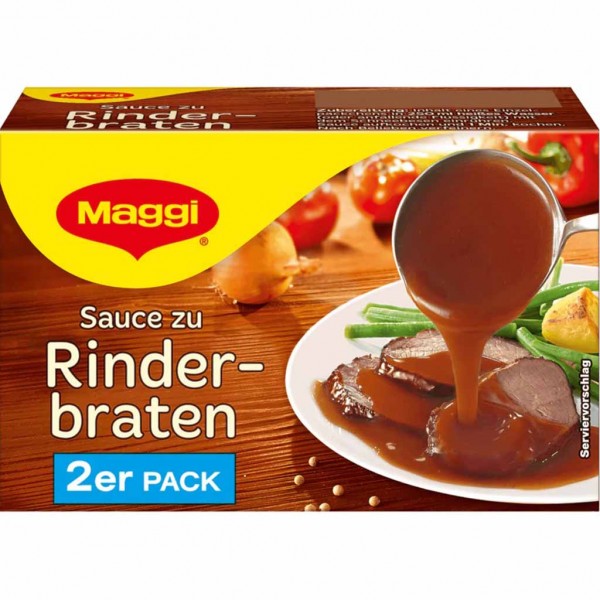 Maggi Sauce zu Rinderbraten 2er Pack für 500ml MHD:30.1.24