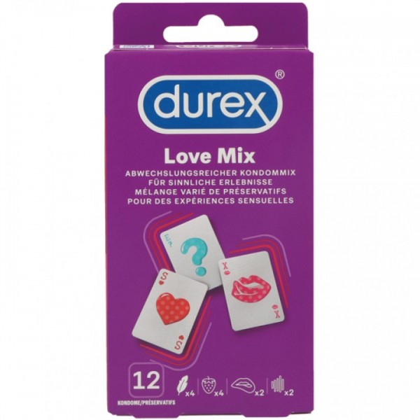 Durex Kondome 12er Love Mix MHD:31.12.25