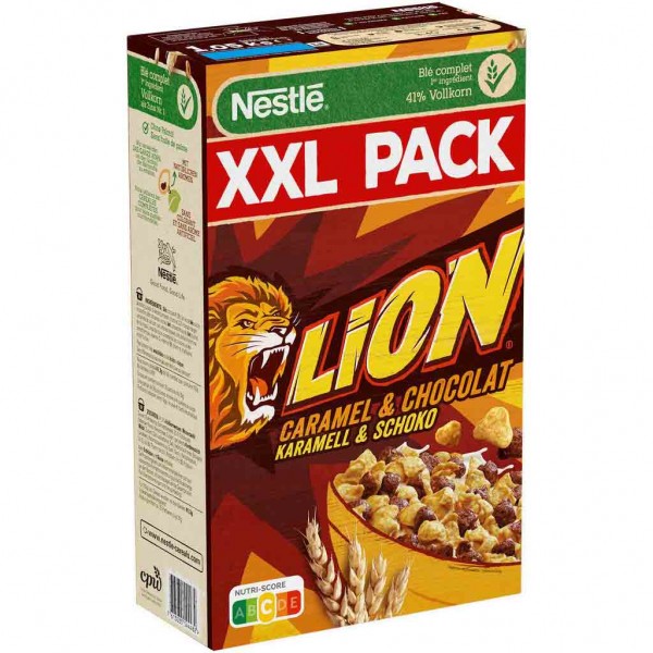 Nestle Lion Cereals Karamell &amp; Schoko XXL-Pack 1,05kg MHD:30.1.25