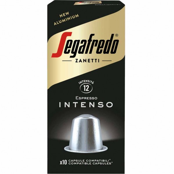 Segafredo Kaffeekapseln Nespresso Espresso Intenso 10er 51g MHD:28.6.23