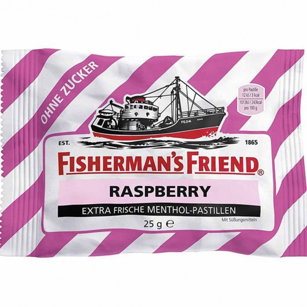 Fishermans Friend RASPBERRY ohne Zucker 24x 25g=600g MHD:30.12.26
