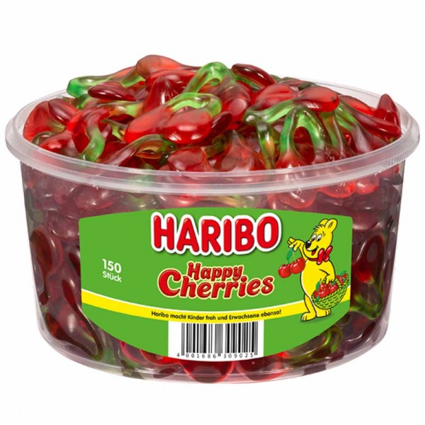 Haribo Happy Cherries 1200g MHD:30.3.25