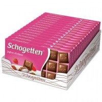 Trumpf Schogetten Joghurt-Erdbeer 100g Tafelschokolade MHD:30.5.24