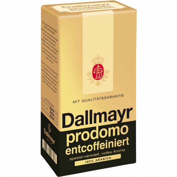 Dallmayr Filterkaffee prodomo entcoffeiniert 500g MHD:30.11.25