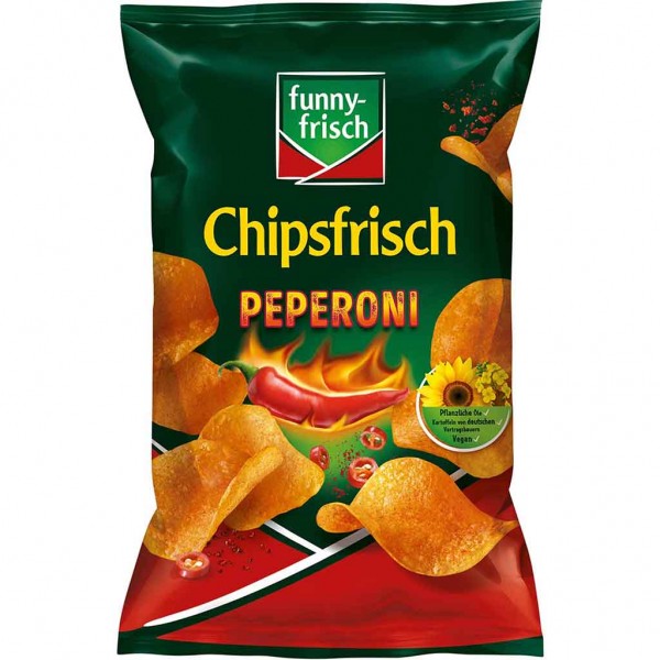 funny frisch Chipsfrisch Peperoni 150g MHD:22.5.23