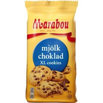 Marabou Mjölk Choklad XL Cookies 184g MHD:30.8.24