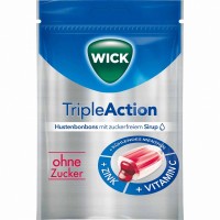 Wick Triple Action Zuckerfreie Hustenbonbons 72g
