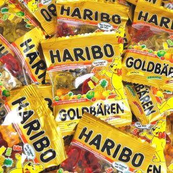 Haribo Goldbären Minibeutel 100er Portionspackungen MHD:30.4.25