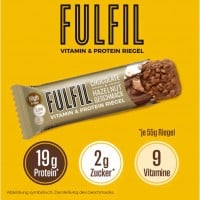 Fulfil Vitamin & Fulfil Vitamin & Protein Riegel Chocolate Haselnuss Geschmack 15x55g = 825g