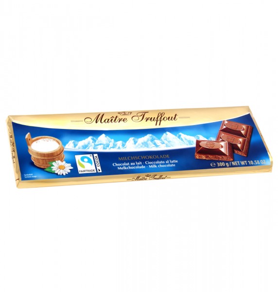 Maitre Truffout Milchschokolade 300g Tafelschokolade MHD:18.10.25