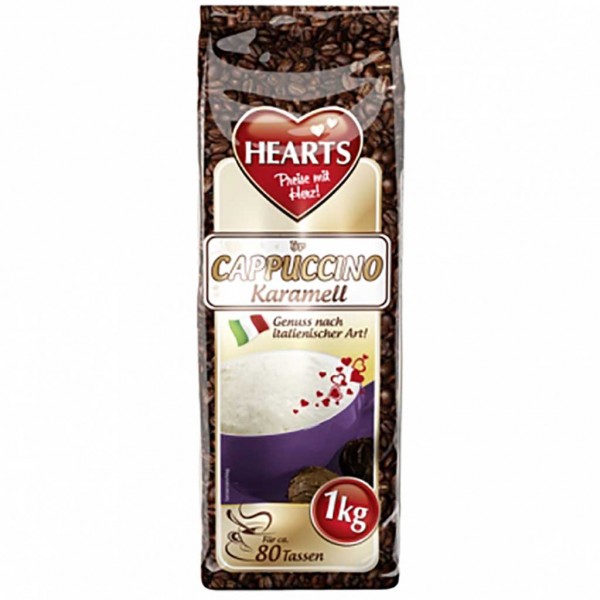 Hearts Cappuccino Typ Karamell 1000g MHD:13.7.25