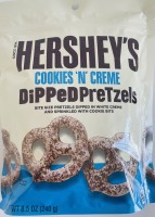 Hersheys Cookies N Creame Dipped Pretzels 240g MHD:30.3.24