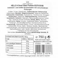 Lindt Hello 4 Good Vibes Lindt Hello 4 Good Vibes Pralinen 750g 83379 55106, 4000539833786