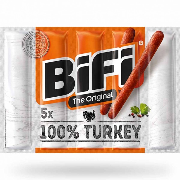 Bifi The Original 100% Turkey 5er Pack 100g MHD:5.4.24