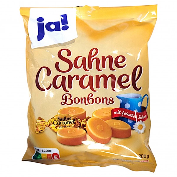 ja! Sahne Caramel Bonbons 200g MHD:28.3.25