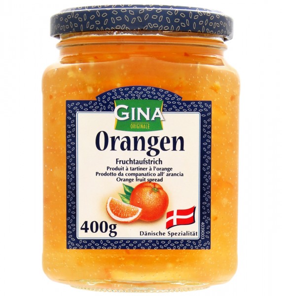 Gina Fruchtaufstrich Orange 400g MHD:15.12.25