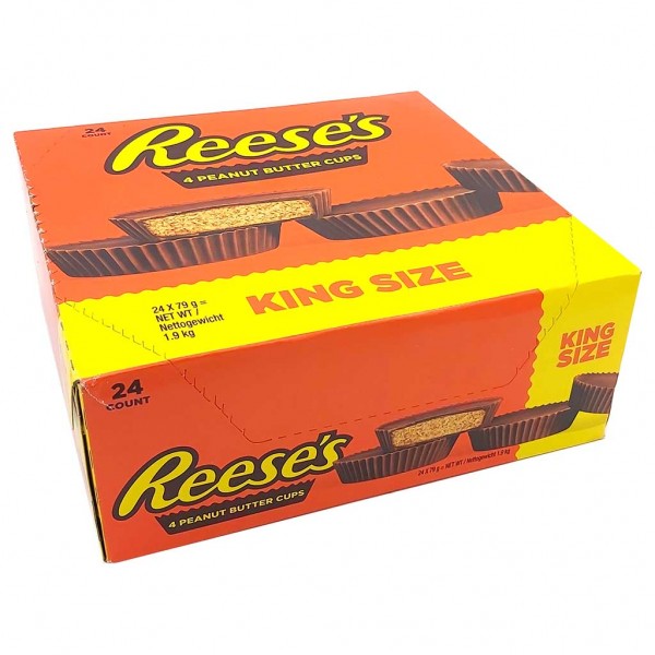 24x Reeses Peanut Butter Kingsize Cup á 79g=1896g