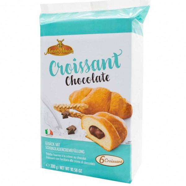 Meister Moulin Croissant Chocolate 6er 300g MHD:30.8.24