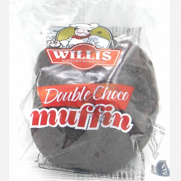 30x Willis Muffin Double Choc á 55g=1650g MHD:18.3.22