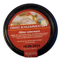 Omas Schlemmertopf Pfälzer Leberwurst 200g Glas 