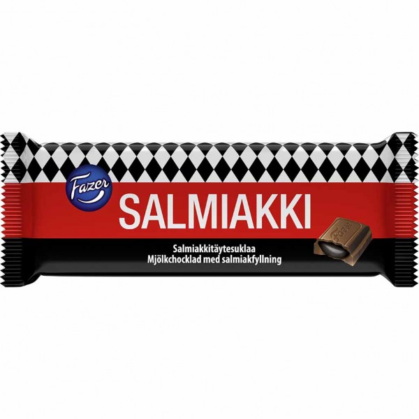 Fazer Tafelschokolade Salmiakki 100g MHD:5.9.24
