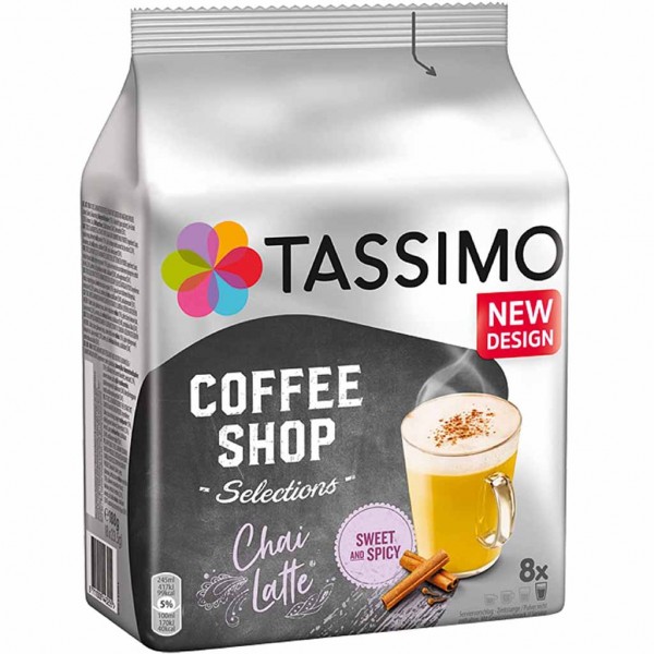 Tassimo Coffee Shop Selections Chai Latte 8 Kapseln MHD:19.3.25