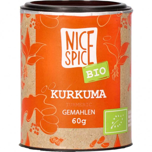 Nice Spice Bio Kurkuma gemahlen 60g MHD:20.2.25