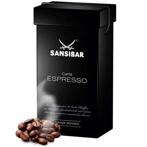 Sansibar Caffe Espresso ganze Bohnen 250g MHD:30.5.23