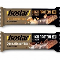16x isostar High Protein 30 Chocolate Crispy Bar á 55g=880g MHD:30.6.24